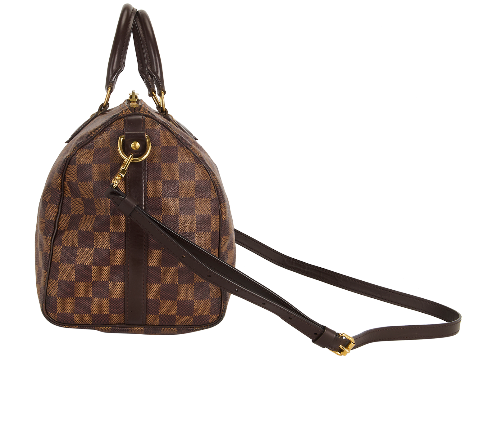 Speedy 30, &pound;795, Handbags, Brown, Canvas, Bottom view